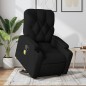 vidaXL Massagesessel mit Aufstehhilfe Schwarz Stoff vidaXL Massagesessel mit Aufstehhilfe Schwarz Stoff