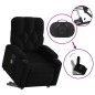vidaXL Massagesessel mit Aufstehhilfe Schwarz Stoff vidaXL Massagesessel mit Aufstehhilfe Schwarz Stoff