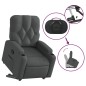 vidaXL Relaxsessel mit Aufstehhilfe Dunkelgrau Stoff vidaXL Relaxsessel mit Aufstehhilfe Dunkelgrau Stoff