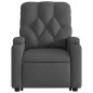 vidaXL Relaxsessel mit Aufstehhilfe Dunkelgrau Stoff vidaXL Relaxsessel mit Aufstehhilfe Dunkelgrau Stoff