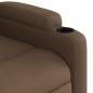 vidaXL Massagesessel mit Aufstehhilfe Braun Stoff vidaXL Massagesessel mit Aufstehhilfe Braun Stoff