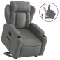 vidaXL Relaxsessel mit Aufstehhilfe Dunkelgrau Stoff vidaXL Relaxsessel mit Aufstehhilfe Dunkelgrau Stoff