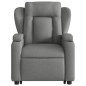 vidaXL Relaxsessel mit Aufstehhilfe Dunkelgrau Stoff vidaXL Relaxsessel mit Aufstehhilfe Dunkelgrau Stoff