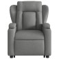 vidaXL Massagesessel mit Aufstehhilfe Dunkelgrau Stoff vidaXL Massagesessel mit Aufstehhilfe Dunkelgrau Stoff