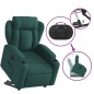 vidaXL Relaxsessel mit Aufstehhilfe Dunkelgrün Stoff vidaXL Relaxsessel mit Aufstehhilfe Dunkelgrün Stoff