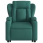 vidaXL Relaxsessel mit Aufstehhilfe Dunkelgrün Stoff vidaXL Relaxsessel mit Aufstehhilfe Dunkelgrün Stoff