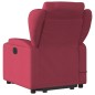 vidaXL Massagesessel mit Aufstehhilfe Weinrot Stoff vidaXL Massagesessel mit Aufstehhilfe Weinrot Stoff
