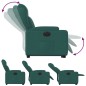 vidaXL Relaxsessel mit Aufstehhilfe Elektrisch Dunkelgrün Stoff vidaXL Relaxsessel mit Aufstehhilfe Elektrisch Dunkelgrün Stoff