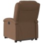 vidaXL Relaxsessel mit Aufstehhilfe Elektrisch Braun Stoff vidaXL Relaxsessel mit Aufstehhilfe Elektrisch Braun Stoff