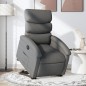 vidaXL Relaxsessel mit Aufstehhilfe Elektrisch Dunkelgrau Stoff vidaXL Relaxsessel mit Aufstehhilfe Elektrisch Dunkelgrau Stoff