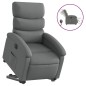 vidaXL Relaxsessel mit Aufstehhilfe Elektrisch Dunkelgrau Stoff vidaXL Relaxsessel mit Aufstehhilfe Elektrisch Dunkelgrau Stoff