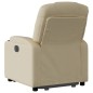 vidaXL Relaxsessel mit Aufstehhilfe Elektrisch Creme Stoff vidaXL Relaxsessel mit Aufstehhilfe Elektrisch Creme Stoff