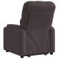 vidaXL Relaxsessel mit Aufstehhilfe Elektrisch Dunkelbraun Stoff vidaXL Relaxsessel mit Aufstehhilfe Elektrisch Dunkelbraun Stoff