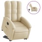 vidaXL Relaxsessel mit Aufstehhilfe Elektrisch Creme Stoff vidaXL Relaxsessel mit Aufstehhilfe Elektrisch Creme Stoff