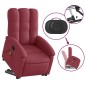 vidaXL Elektrischer Massagesessel mit Aufstehhilfe Weinrot Stoff vidaXL Elektrischer Massagesessel mit Aufstehhilfe Weinrot Stoff