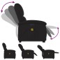 vidaXL Elektrischer Massagesessel mit Aufstehhilfe Schwarz Stoff vidaXL Elektrischer Massagesessel mit Aufstehhilfe Schwarz Stoff