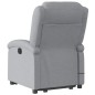vidaXL Elektrischer Massagesessel mit Aufstehhilfe Hellgrau Stoff vidaXL Elektrischer Massagesessel mit Aufstehhilfe Hellgrau Stoff