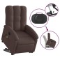 vidaXL Elektrischer Massagesessel mit Aufstehhilfe Dunkelbraun Stoff vidaXL Elektrischer Massagesessel mit Aufstehhilfe Dunkelbraun Stoff