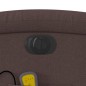 vidaXL Elektrischer Massagesessel mit Aufstehhilfe Dunkelbraun Stoff vidaXL Elektrischer Massagesessel mit Aufstehhilfe Dunkelbraun Stoff