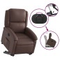vidaXL Relaxsessel mit Aufstehhilfe Braun Kunstleder vidaXL Relaxsessel mit Aufstehhilfe Braun Kunstleder