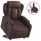 vidaXL Relaxsessel mit Aufstehhilfe Braun Kunstleder vidaXL Relaxsessel mit Aufstehhilfe Braun Kunstleder