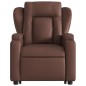 vidaXL Relaxsessel mit Aufstehhilfe Braun Kunstleder vidaXL Relaxsessel mit Aufstehhilfe Braun Kunstleder