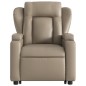 vidaXL Relaxsessel mit Aufstehhilfe Cappuccino-Braun Kunstleder vidaXL Relaxsessel mit Aufstehhilfe Cappuccino-Braun Kunstleder