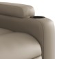 vidaXL Relaxsessel mit Aufstehhilfe Cappuccino-Braun Kunstleder vidaXL Relaxsessel mit Aufstehhilfe Cappuccino-Braun Kunstleder
