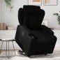 vidaXL Relaxsessel mit Aufstehhilfe Schwarz Kunstleder vidaXL Relaxsessel mit Aufstehhilfe Schwarz Kunstleder