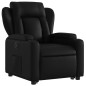 vidaXL Relaxsessel mit Aufstehhilfe Schwarz Kunstleder vidaXL Relaxsessel mit Aufstehhilfe Schwarz Kunstleder