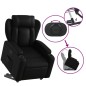 vidaXL Relaxsessel mit Aufstehhilfe Schwarz Kunstleder vidaXL Relaxsessel mit Aufstehhilfe Schwarz Kunstleder