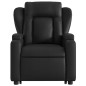 vidaXL Relaxsessel mit Aufstehhilfe Schwarz Kunstleder vidaXL Relaxsessel mit Aufstehhilfe Schwarz Kunstleder
