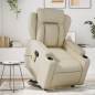 vidaXL Massagesessel mit Aufstehhilfe Creme Kunstleder vidaXL Massagesessel mit Aufstehhilfe Creme Kunstleder