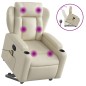vidaXL Massagesessel mit Aufstehhilfe Creme Kunstleder vidaXL Massagesessel mit Aufstehhilfe Creme Kunstleder