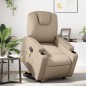 vidaXL Massagesessel mit Aufstehhilfe Cappuccino-Braun Kunstleder vidaXL Massagesessel mit Aufstehhilfe Cappuccino-Braun Kunstleder