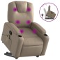 vidaXL Massagesessel mit Aufstehhilfe Cappuccino-Braun Kunstleder vidaXL Massagesessel mit Aufstehhilfe Cappuccino-Braun Kunstleder