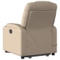 vidaXL Massagesessel mit Aufstehhilfe Cappuccino-Braun Kunstleder vidaXL Massagesessel mit Aufstehhilfe Cappuccino-Braun Kunstleder