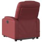 vidaXL Massagesessel mit Aufstehhilfe Elektrisch Weinrot Kunstleder vidaXL Massagesessel mit Aufstehhilfe Elektrisch Weinrot Kunstleder