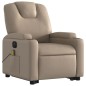 vidaXL Massagesessel mit Aufstehhilfe Elektrisch Cappuccino Kunstleder vidaXL Massagesessel mit Aufstehhilfe Elektrisch Cappuccino Kunstleder