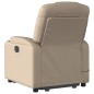 vidaXL Massagesessel mit Aufstehhilfe Elektrisch Cappuccino Kunstleder vidaXL Massagesessel mit Aufstehhilfe Elektrisch Cappuccino Kunstleder