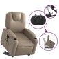 vidaXL Massagesessel mit Aufstehhilfe Elektrisch Cappuccino Kunstleder vidaXL Massagesessel mit Aufstehhilfe Elektrisch Cappuccino Kunstleder