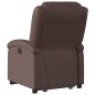 vidaXL Massagesessel mit Aufstehhilfe Elektrisch Braun Kunstleder vidaXL Massagesessel mit Aufstehhilfe Elektrisch Braun Kunstleder