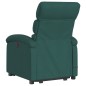 vidaXL Elektrischer Massagesessel mit Aufstehhilfe Dunkelgrün Stoff vidaXL Elektrischer Massagesessel mit Aufstehhilfe Dunkelgrün Stoff