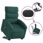 vidaXL Elektrischer Massagesessel mit Aufstehhilfe Dunkelgrün Stoff vidaXL Elektrischer Massagesessel mit Aufstehhilfe Dunkelgrün Stoff