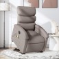 vidaXL Elektrischer Massagesessel mit Aufstehhilfe Taupe Stoff vidaXL Elektrischer Massagesessel mit Aufstehhilfe Taupe Stoff