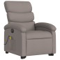 vidaXL Elektrischer Massagesessel mit Aufstehhilfe Taupe Stoff vidaXL Elektrischer Massagesessel mit Aufstehhilfe Taupe Stoff