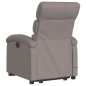 vidaXL Elektrischer Massagesessel mit Aufstehhilfe Taupe Stoff vidaXL Elektrischer Massagesessel mit Aufstehhilfe Taupe Stoff