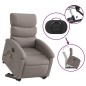 vidaXL Elektrischer Massagesessel mit Aufstehhilfe Taupe Stoff vidaXL Elektrischer Massagesessel mit Aufstehhilfe Taupe Stoff