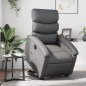 vidaXL Relaxsessel mit Aufstehhilfe Elektrisch Grau Kunstleder vidaXL Relaxsessel mit Aufstehhilfe Elektrisch Grau Kunstleder