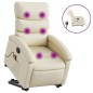 vidaXL Massagesessel mit Aufstehhilfe Elektrisch Creme Kunstleder vidaXL Massagesessel mit Aufstehhilfe Elektrisch Creme Kunstleder